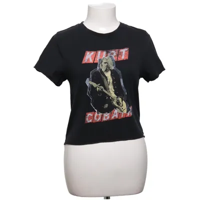 T-shirt (Sort, Flerfarvet) fra Kurt Cobain Elastan