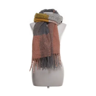 Scarf (Pink, Gray, Yellow, White) from Pieces