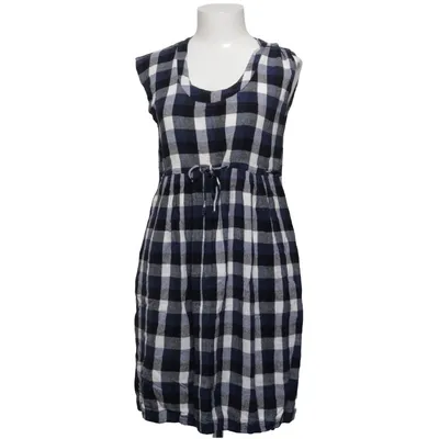 Dress (Blue, White, Black) from Masai Cotton, Linen