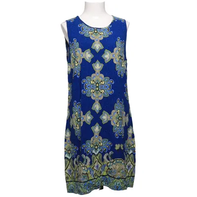 Dress (Blue, Multicolored) from Indiska Viscose