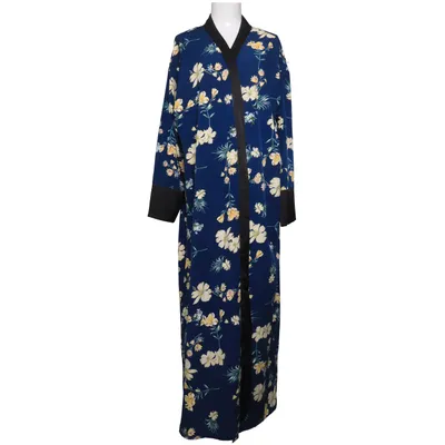 Kimono (Bleu, Multicolore) de Shein Curve Élasthane, Polyester