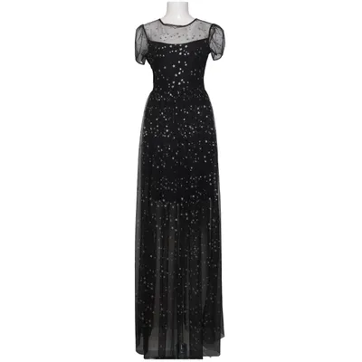 Maxi jurk (Zwart, Zilver) van City Goddess Polyester