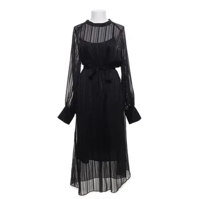 Maxikleid (Schwarz) von Second Female Elasthan, Metallfaser, Polyester