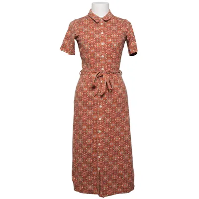 Shirt dress (Red, Multicolored) from King Louie Cotton, Elastane