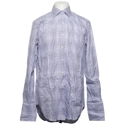 Chemise (Bleu, Blanc) de TM Lewin Coton