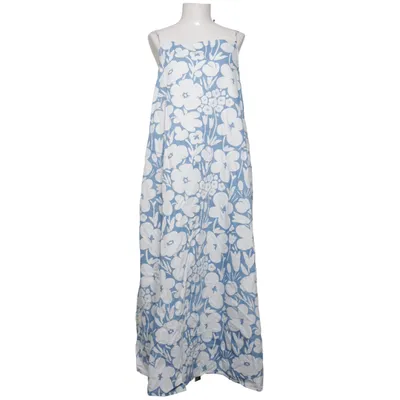 Maxi jurk (Blauw, Wit) van Marimekko x Uniqlo Katoen