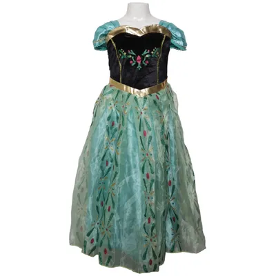Fancy dress (Green, Black, Multicolored) Cotton, Polyester