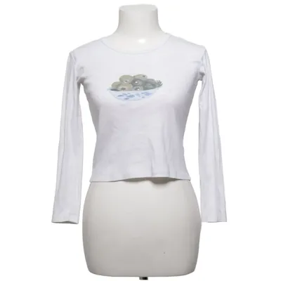Lange mouwen shirt (Wit) van Lisa Says Gah Katoen