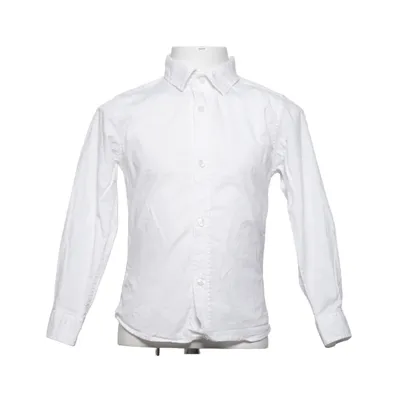 Chemise (Blanc) de Zara Boys Coton, Élasthane