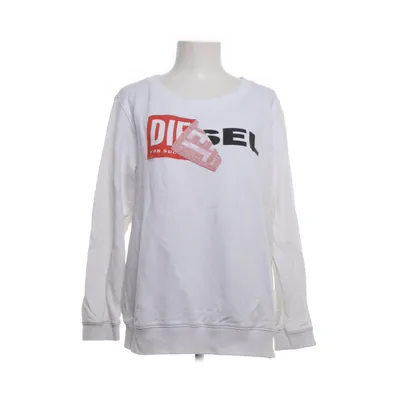 Collegetröja (Vit) från Diesel Bomull, Elastan