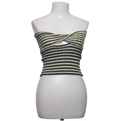 Tube top (Blue, Yellow) from Sollinarry Elastane, Polyester