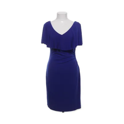 Robe de cocktail (Bleu) de Connected Apparel Élasthane, Polyester