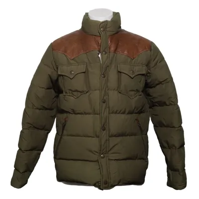 Doudoune (Vert, Marron, Orange) de Penfield Coton, Duvet, Plume, Cuir, Polyamide