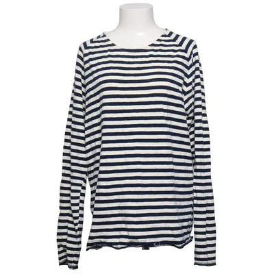 Lange mouwen shirt (Blauw, Wit) van Nudie Jeans Organisch katoen