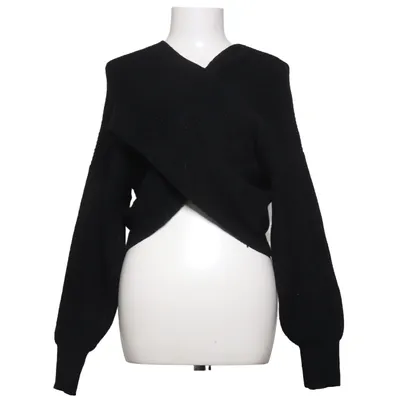 Sweater (Black) from Oak+ Fort Polyester, Wool