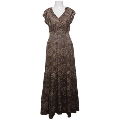 Maxi dress (Brown) Elastane, Polyester
