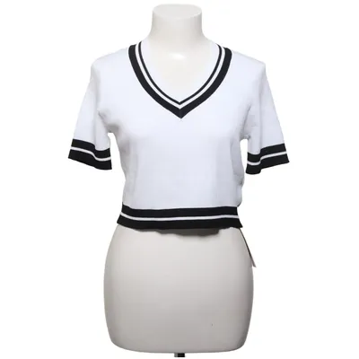 Crop top (Vit, Svart) från Dazy Polyester, Viskos