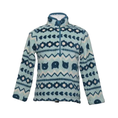 Fleecetrøje (Blå, Beige) fra Kuniboo Genanvendt polyester