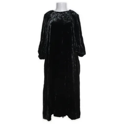 Dress (Black, Green) from COS Cotton, Silk, Viscose