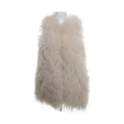 Pälsväst (Vit) från Stand Polyester