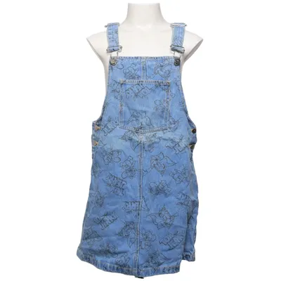 Dungaree dress (Blue) from Reserved Cotton