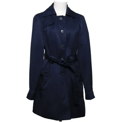 Trench coat (Blue) from Vero Moda Jeans Cotton, Polyester