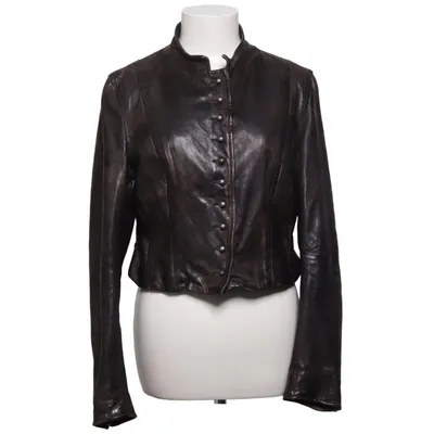 Läderjacka (Brun) från Muubaa Bomull, Skinn, Polyester