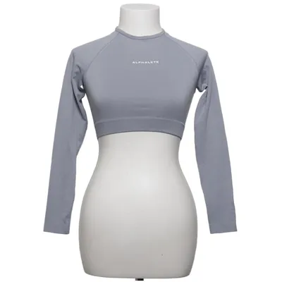 Sporttop (Grijs) van Alphalete Athletics Elastaan, Polyamide, Polyester