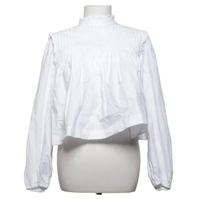 Blouse (White) from Ganni Cotton