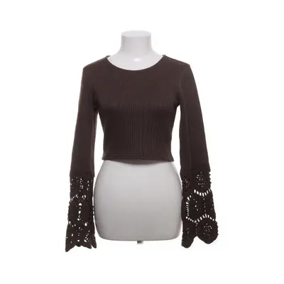 Crop top (Marron) de Reserved Coton, Élasthane, Polyester