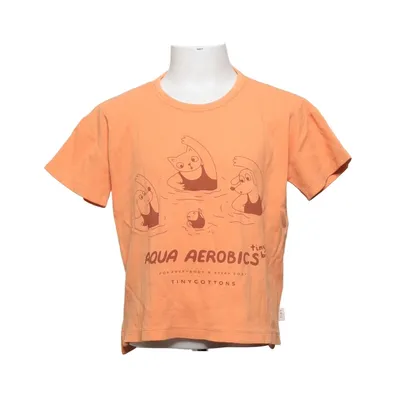 T-shirt (Orange) de Tinycottons Coton, Élasthane