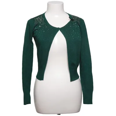 Cardigan (Green) from Extra Me Cashmere, Elastane, Metallic fiber, Polyamide, Wool