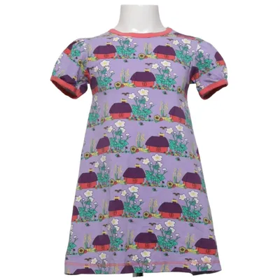 Robe (Violet, Multicolore) de Snoozy Scandinavia Coton, Élasthane