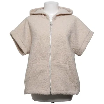 Short sleeve hoodie (Beige) from Hailys Polyester