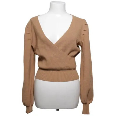 Trui (Joann Van Den Herik Puff Sleeve Overlap Sweater) van Statement by NA-KD Influencers Elastaan, Polyamide, Polyester, Viscose