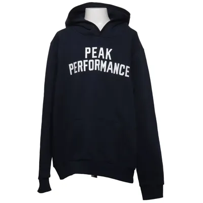 Sweat à capuche (Bleu) de Peak Performance Coton, Polyester
