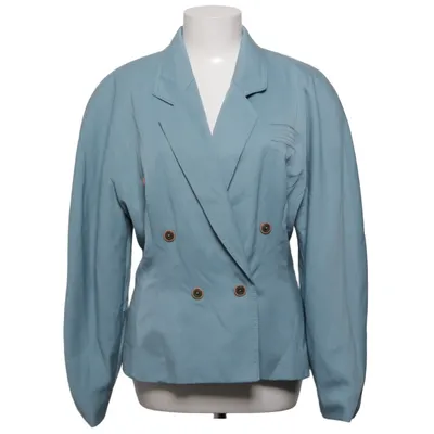 Blazer (Blauw) van Piretta Acetaat, Polyester, Viscose