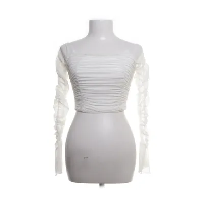 Crop top (Vit) från Nelly Elastan, Polyester