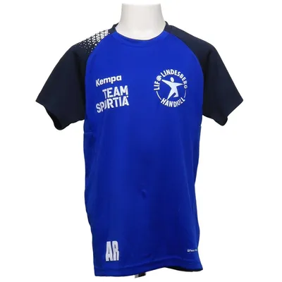 Sports top (Blue, Black) from Kempa Recycled polyester