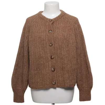 Cardigan (Bruin) van La Maille Sézane Alpacawol, Polyamide