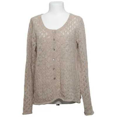 Strickjacke (Beige) von Nygårdsanna Wolle