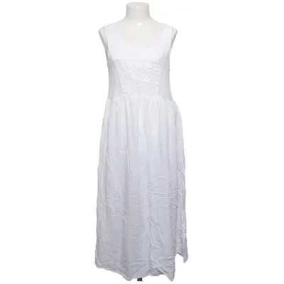 Robe (Blanc) de Elitzia Coton, Élasthane, Viscose