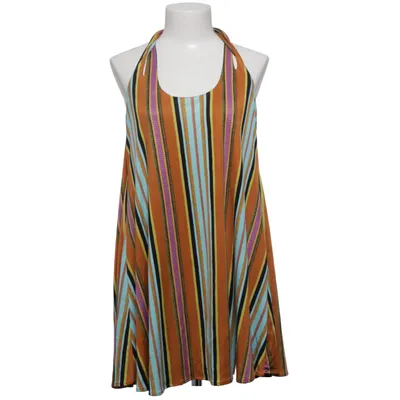 Robe (Marron, Multicolore) de Mara Hoffman Soie