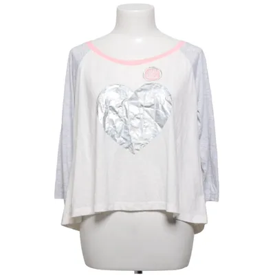 T-shirt à manches longues (Blanc, Gris, Rose) de Love to Lounge Polyester, Viscose