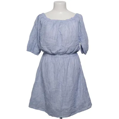 Dress (Blue, White) from Women Cotton, Polyester