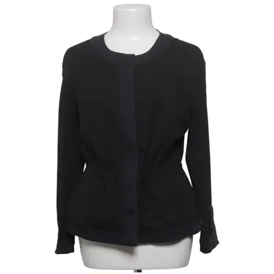 Strickjacke (Schwarz) von Giorgio Armani Baumwolle, Elasthan, Polyester, Viskose
