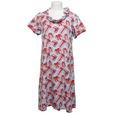 Dress (Blue, Pink, Red) from Margot Cotton, Elastane