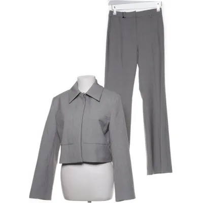 Jakkesæt (Grå) fra Mango Elastan, Polyester, Viscose