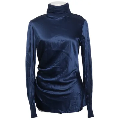 Blouse (Blue) from SAND Copenhagen Elastane, Silk