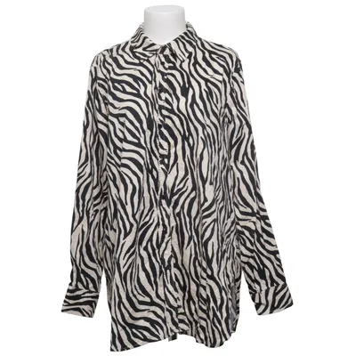 Blouse (Beige, Black) from Part Two Cotton